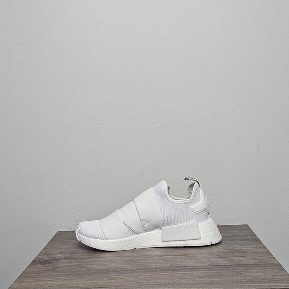 Adidas Women's NMD R1 Strap Closure Athletic Shoes Size 7 White NWT - Picture 7 of 9